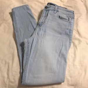 Light wash jeans